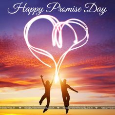 Promise Day – happy valentines day sign