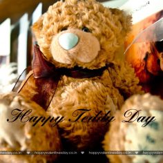 Teddy Day – happy valentine card