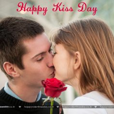 Kiss Day – happy valentine card