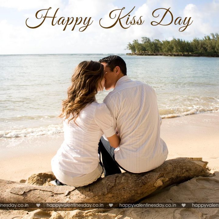 Kiss Day – happy valentines day sign