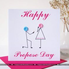 Propose Day – happy valentines day sign