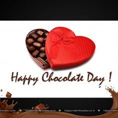 Chocolate Day – happy valentines card