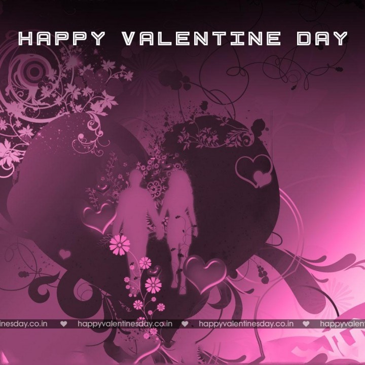 Happy valentine day animation