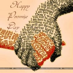 Promise Day – happy valentines day sign